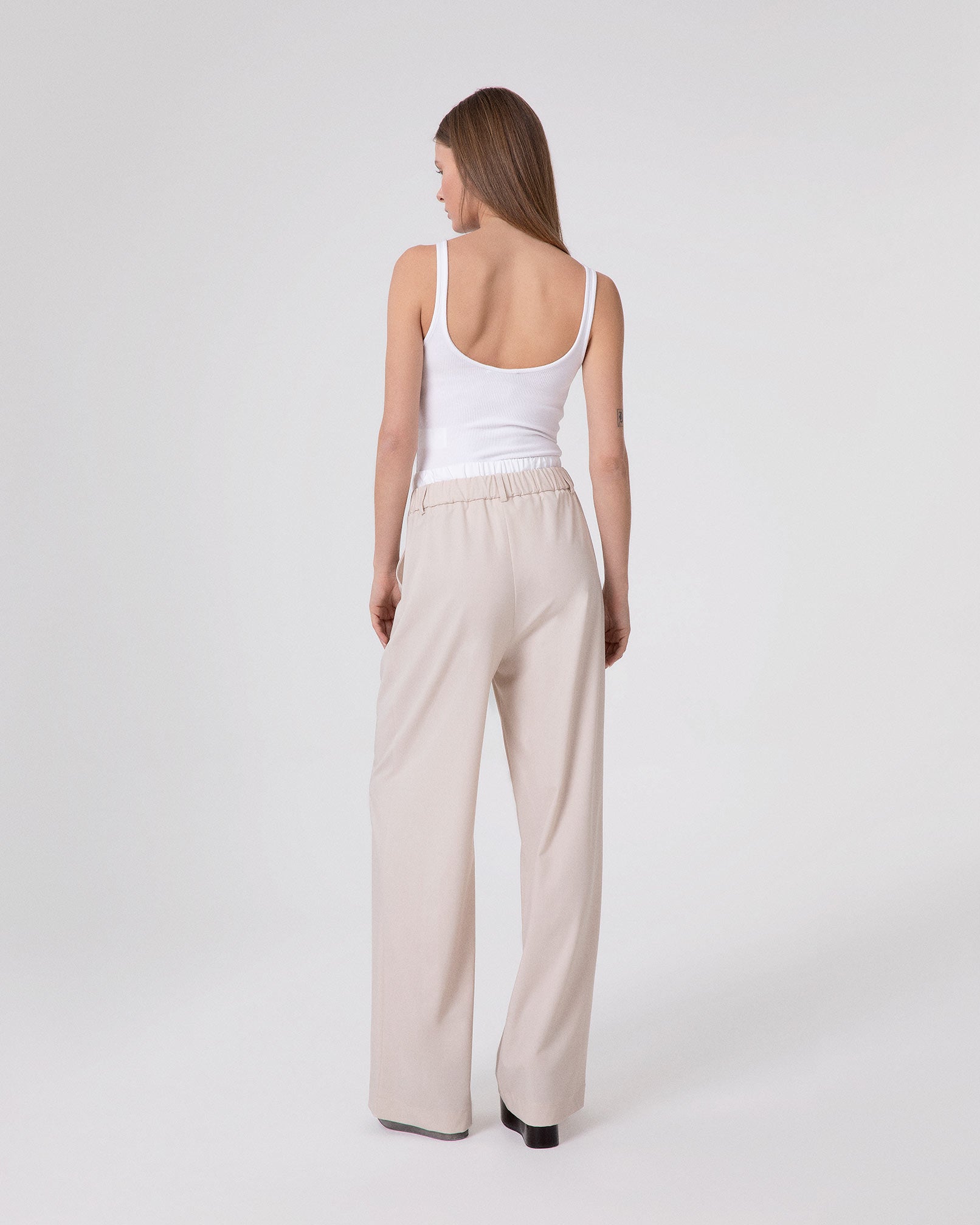 PANTALONE MORBIDO CON ELASTICO E BOXER IN VITA