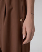 PANTALONE OVER CON PENCES E COULISSE