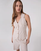 GILET GESSATO CON REVERSE