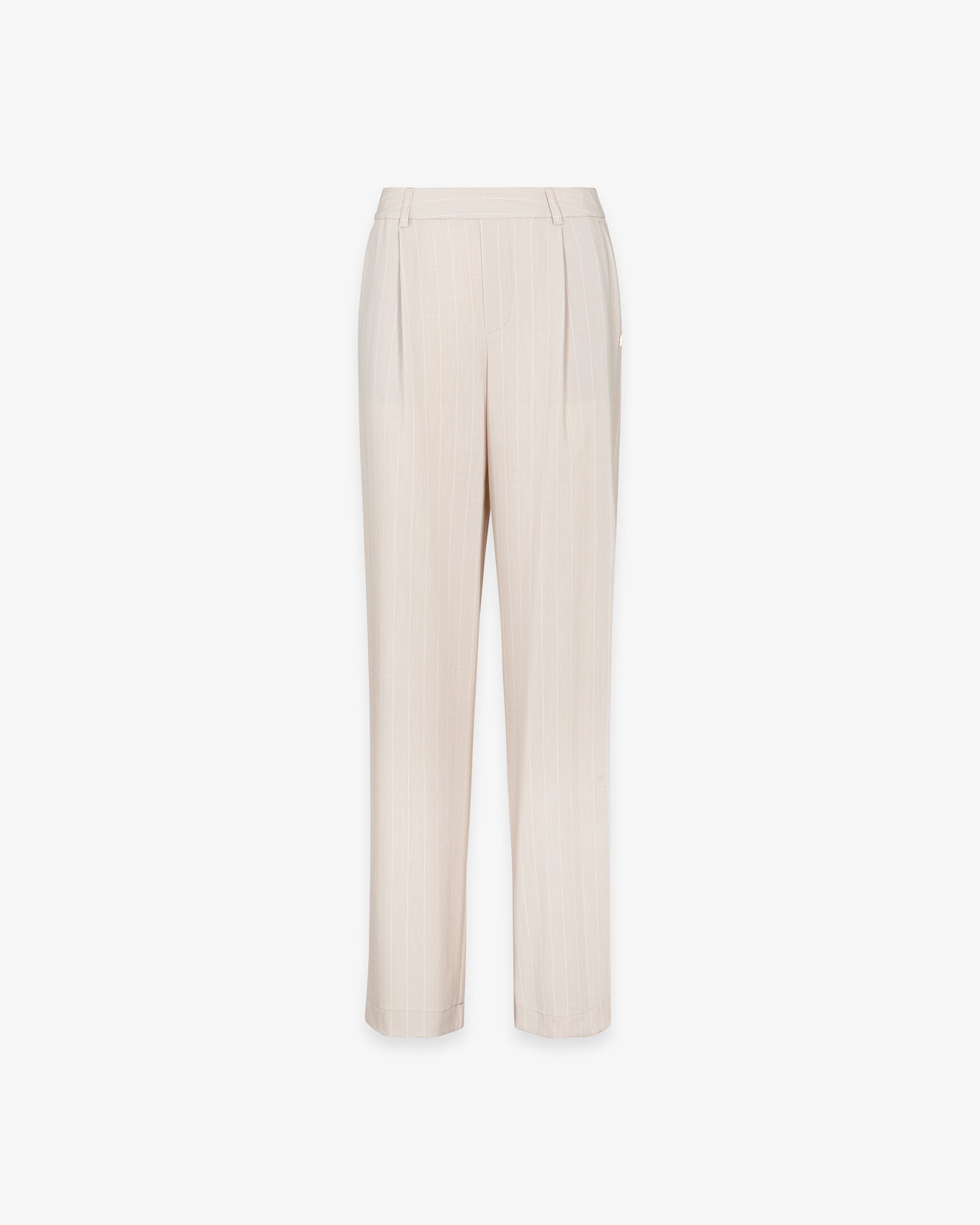 PANTALONE GESSATO MORBIDO CON ELASTICO E BOXER IN VITA