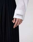 CAMICIA CORTA CON ELASTICO AL FONDO E POLSO ALTO RIGIRATO