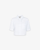 CAMICIA CORTA IN COTONE A MEZZE MANICHE
