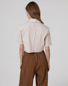 CAMICIA CORTA IN COTONE A MEZZE MANICHE