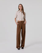 CAMICIA CORTA IN COTONE A MEZZE MANICHE