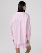 CAMICIA BASICA RIGATA IN COTONE