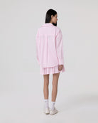 CAMICIA BASICA RIGATA IN COTONE