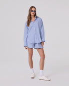 CAMICIA BASICA A QUADRI IN COTONE