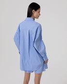 CAMICIA IN COTONE RIGATA OVER