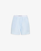 BERMUDA IN COTONE CON ELASTICO IN VITA LOGATO