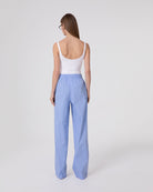 PANTALONE DRITTO RIGATO IN COTONE