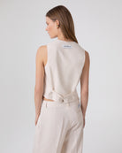 GILET IN LINO