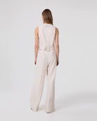 GILET IN LINO