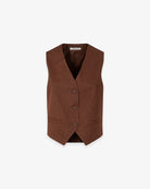 GILET IN LINO