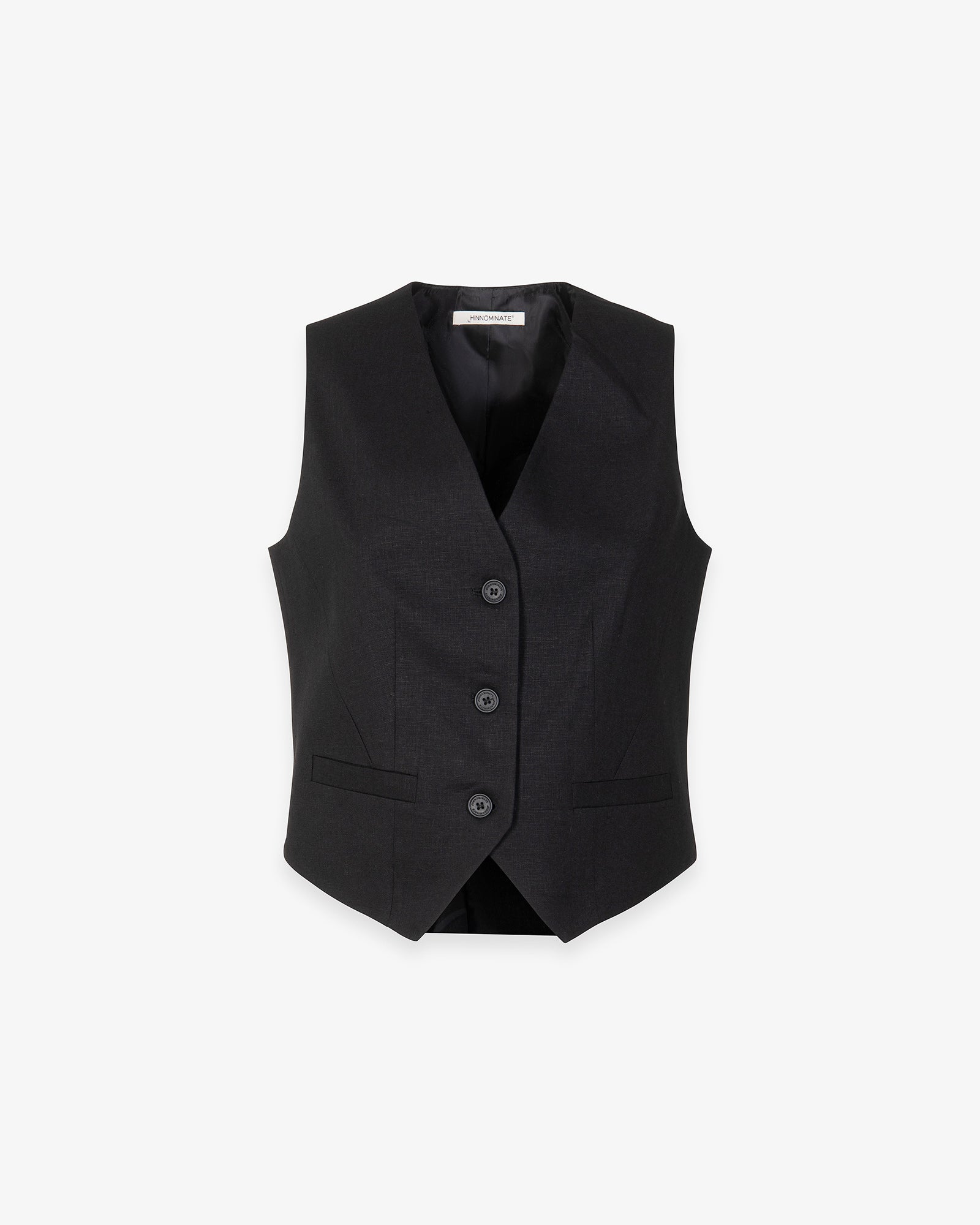 GILET IN LINO