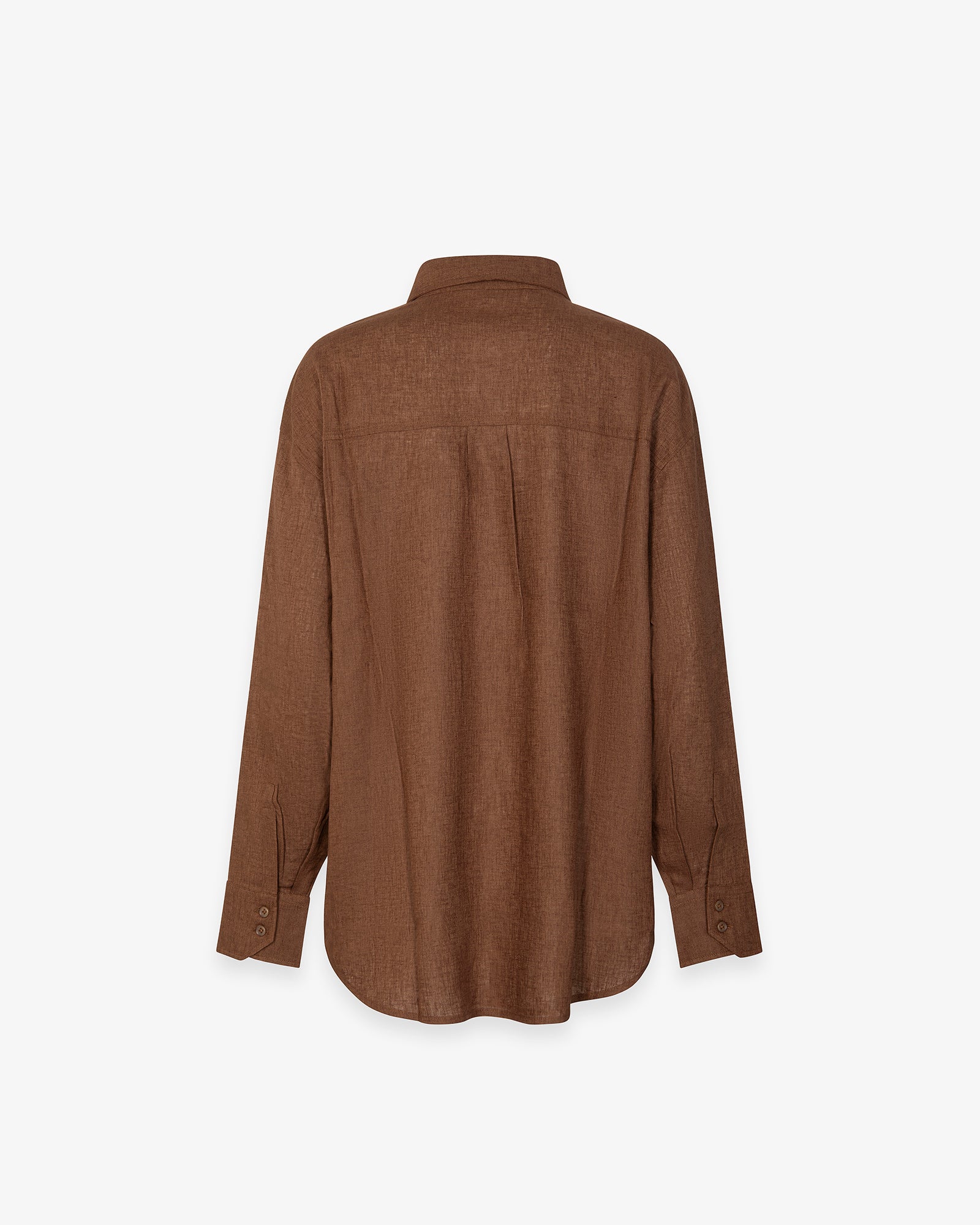 CAMICIA IN LINO CON TASCHE FRONTALI
