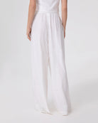 PANTALONE LARGO DRITTO IN LINO