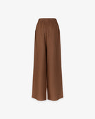 PANTALONE LARGO DRITTO IN LINO