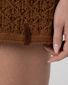 SHORTS IN MAGLIA TRAFORATA
