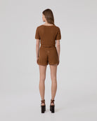 SHORTS IN MAGLIA TRAFORATA
