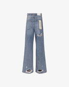 JEANS BAGGY FIT IN DENIM CON ROTTURE
