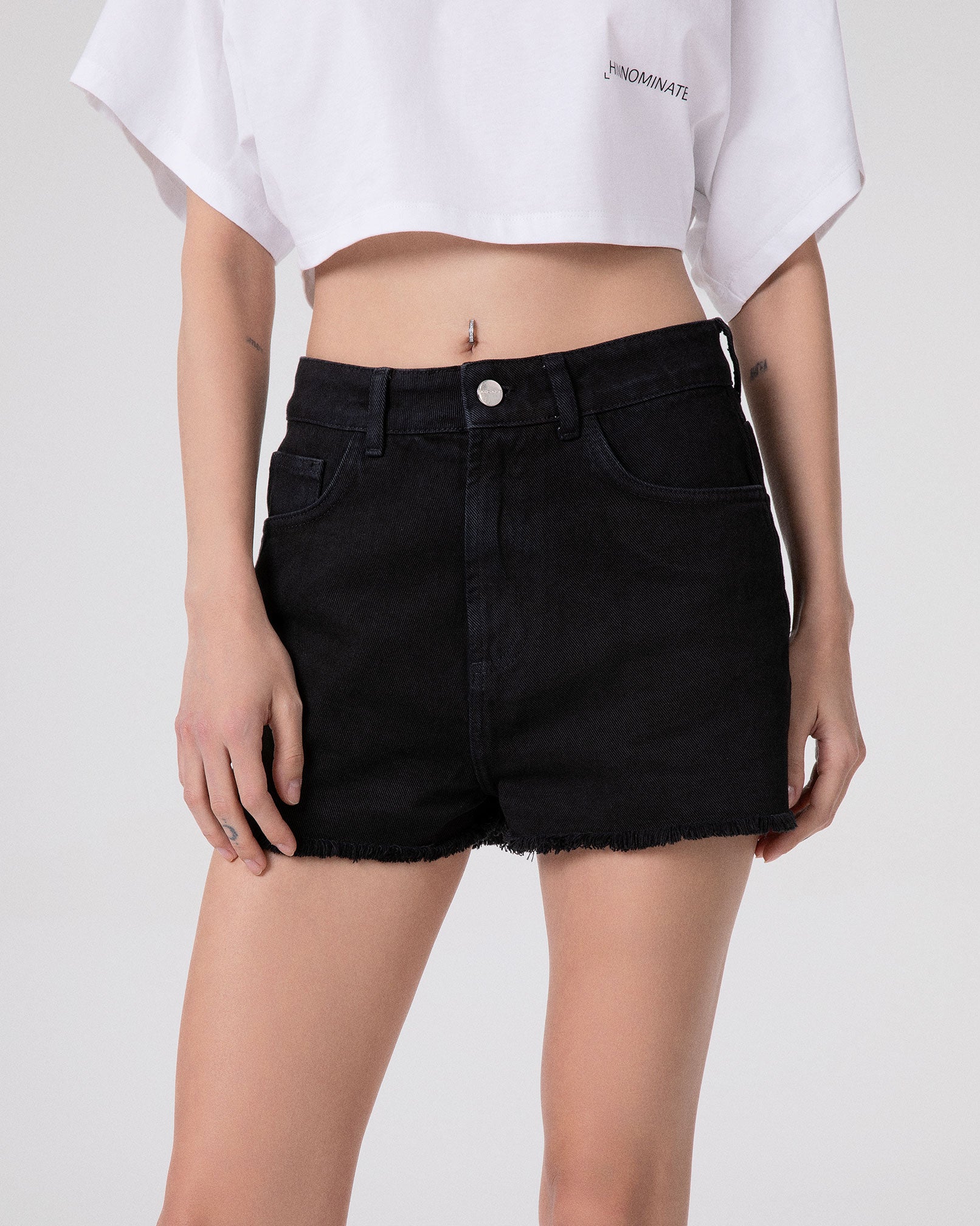SHORT IN BULL DENIM