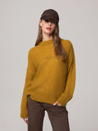 MAGLIA GIROCOLLO IN MOHAIR