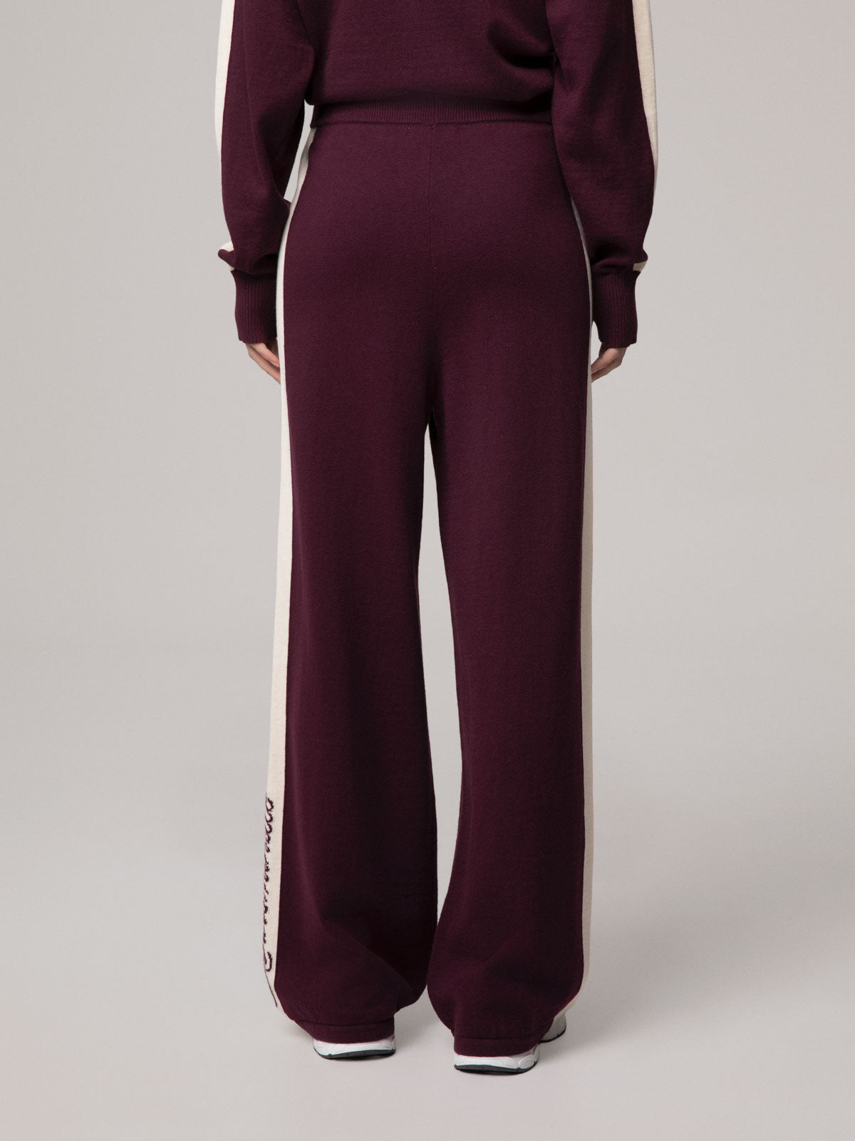 PANTALONE A PALAZZO IN MAGLIA