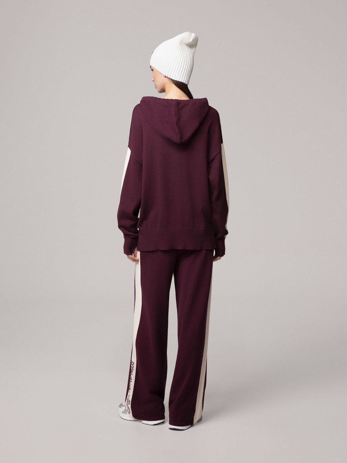 PANTALONE A PALAZZO IN MAGLIA