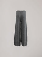 PANTALONE A PALAZZO IN MAGLIA RASATO