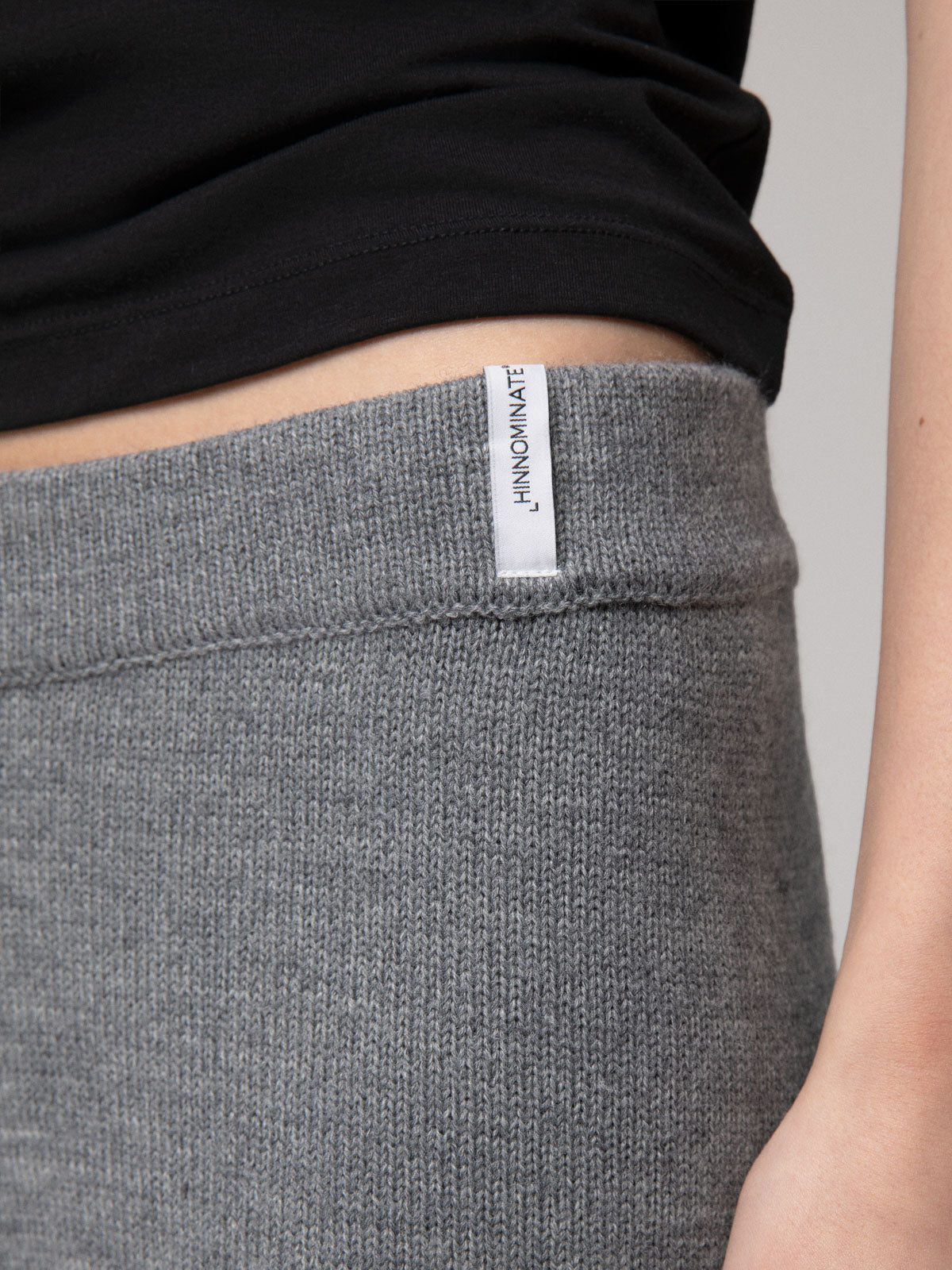 PANTALONE A PALAZZO IN MAGLIA RASATO