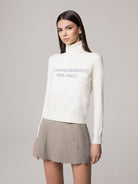 MAGLIA DOLCEVITA CON INTARSIO