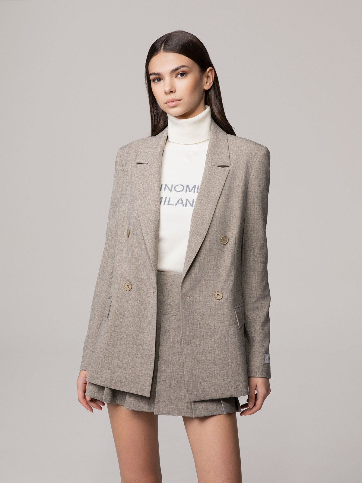 MAGLIA DOLCEVITA CON INTARSIO