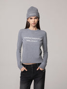MAGLIA PARICOLLO CON INTARSIO