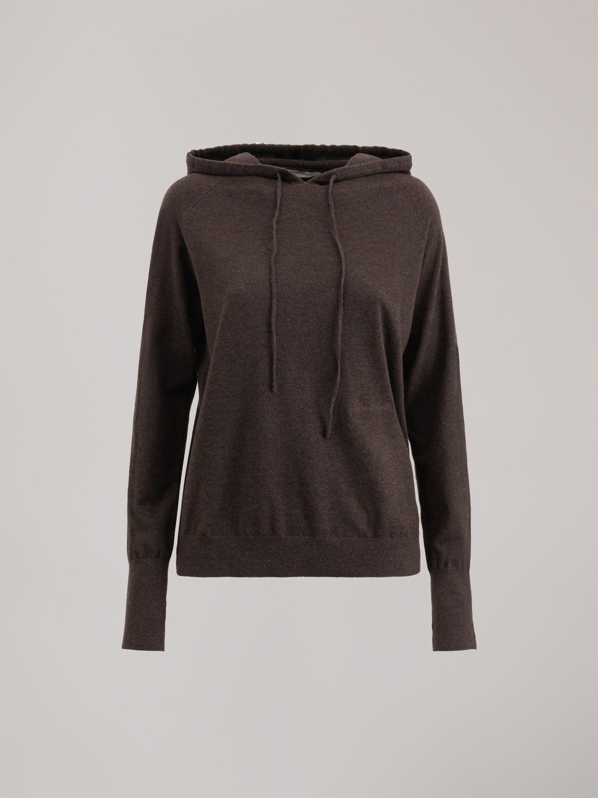 MAGLIA CAPPUCCIO CON RICAMO