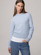 MAGLIA PARICOLLO CON RICAMO