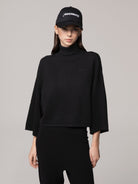 MAGLIA DOLCEVITA CORTA CON MANICA AMPIA