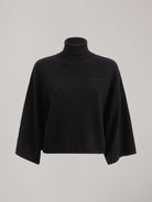 MAGLIA DOLCEVITA CORTA CON MANICA AMPIA
