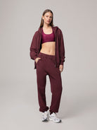 FELPA CAPPICCIO FULL ZIP CON PARTI A ROVESCIO