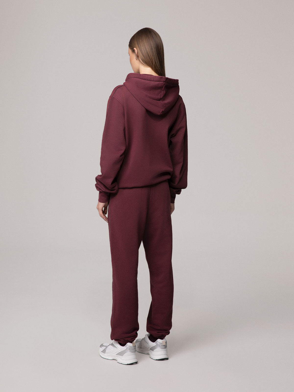 FELPA CAPPICCIO FULL ZIP CON PARTI A ROVESCIO