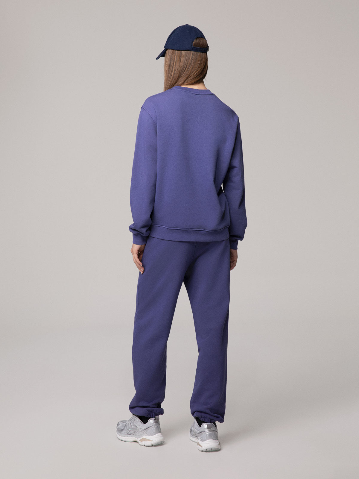 PANTALONE  BASICO TINTO IN FELPA