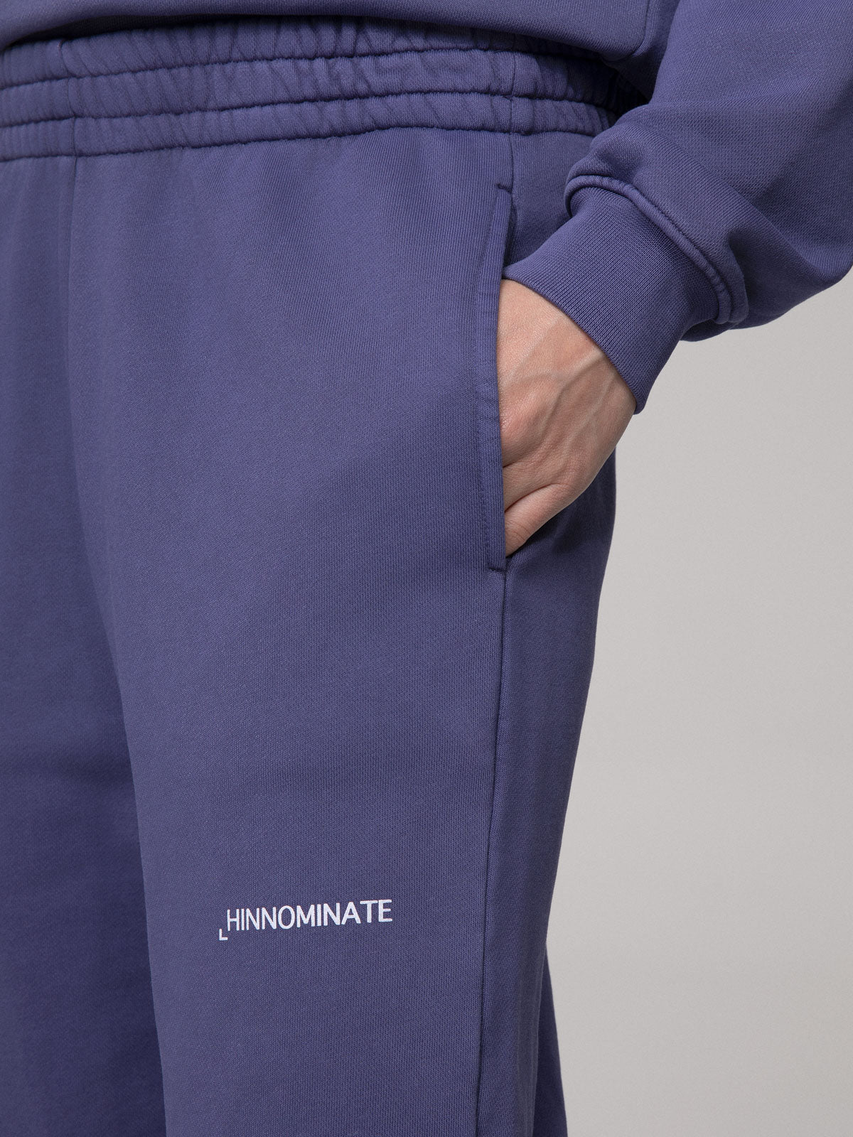 PANTALONE  BASICO TINTO IN FELPA