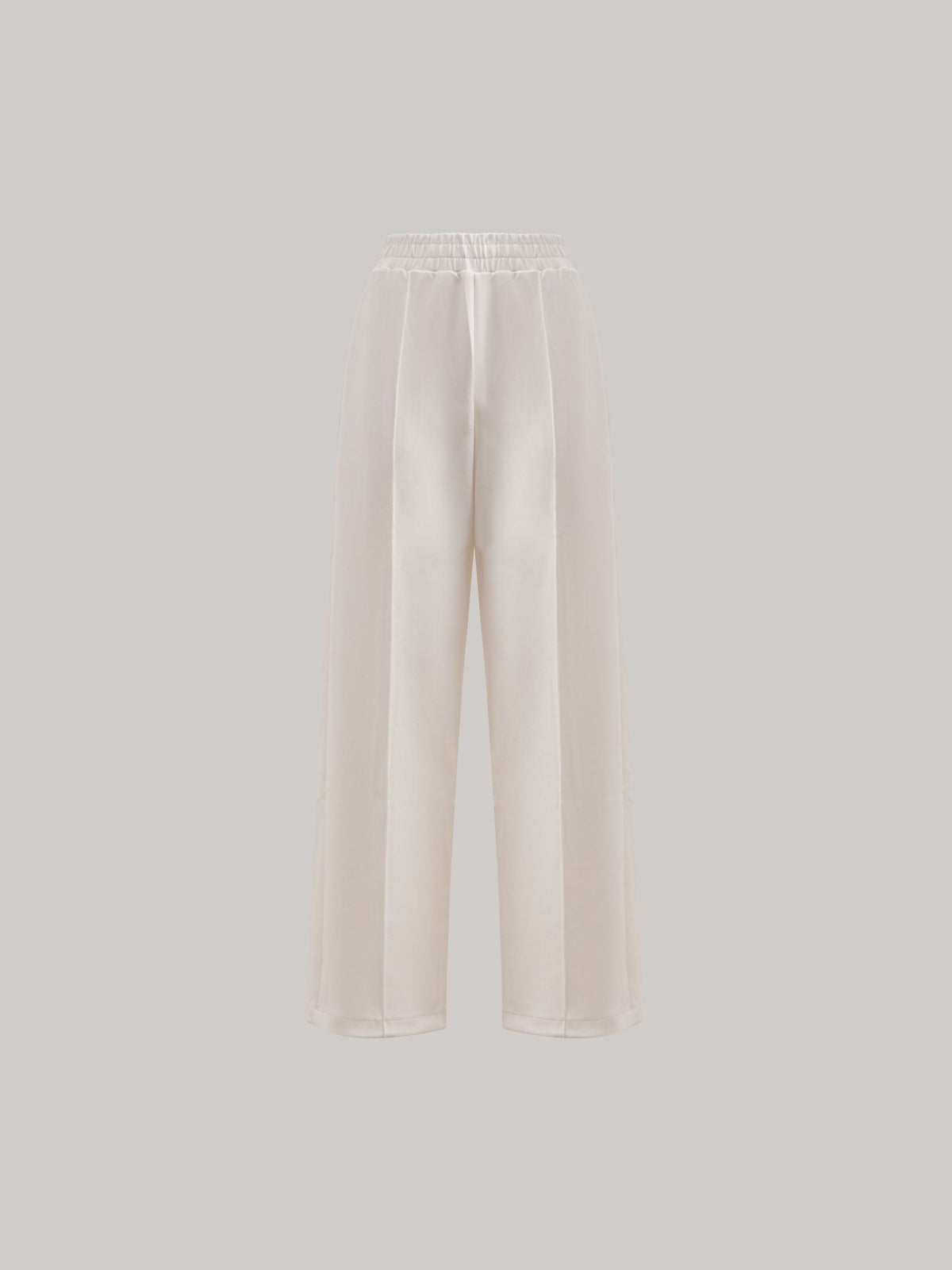 PANTALONE IN VISCOSA CON NERVATURE