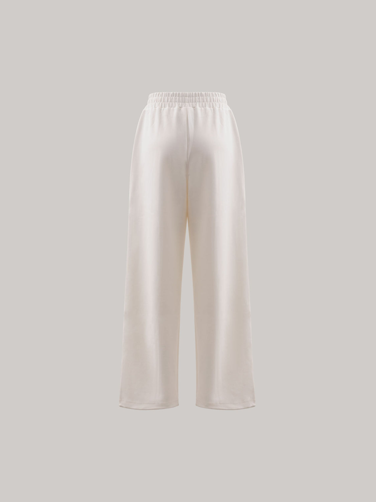 PANTALONE IN VISCOSA CON NERVATURE