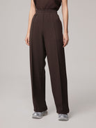 PANTALONE IN VISCOSA CON NERVATURE