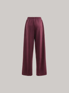 PANTALONE IN VISCOSA CON NERVATURE