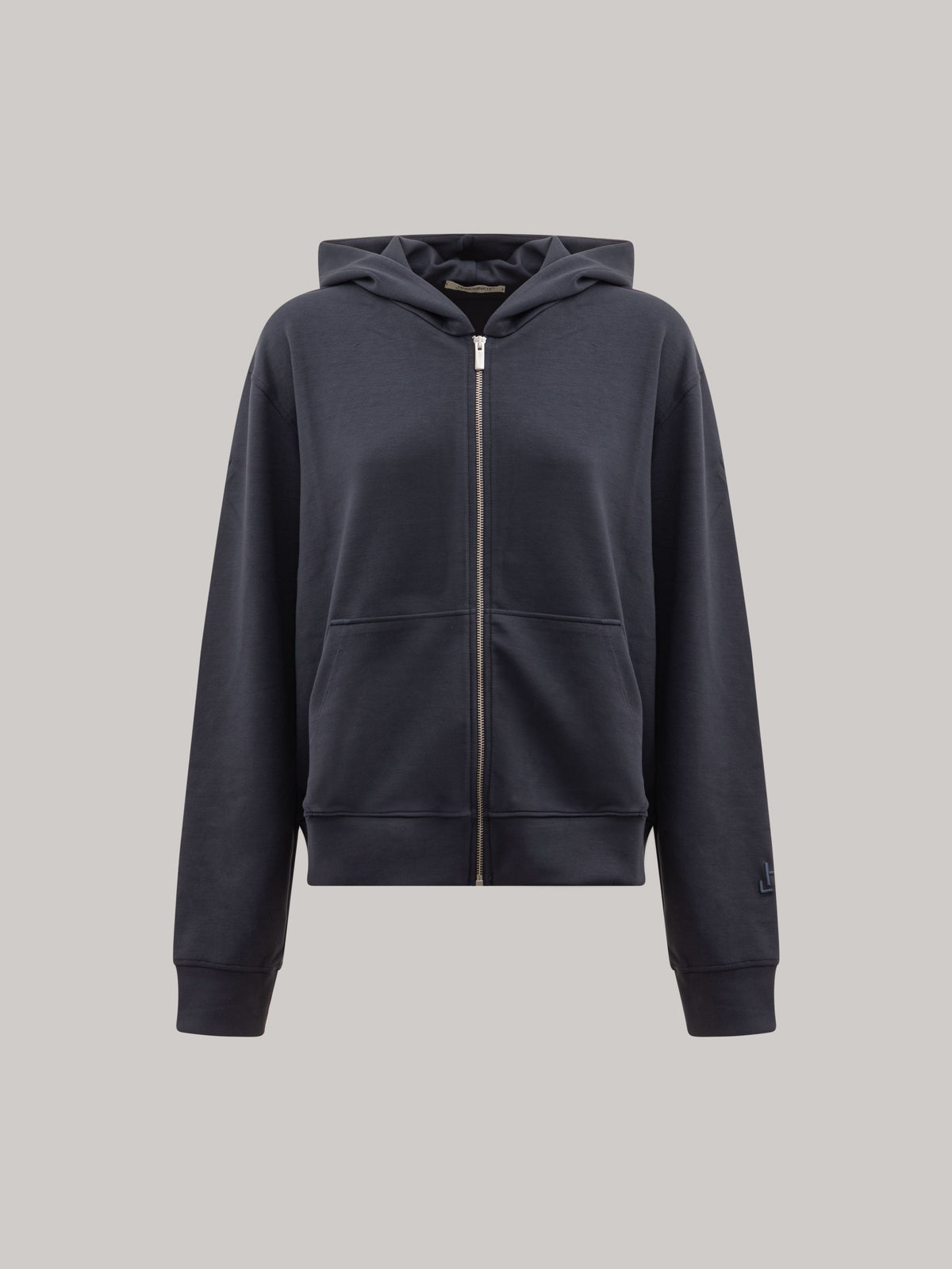 FELPA CAPPUCCIO FULL ZIP IN VISCOSA