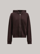 FELPA CAPPUCCIO FULL ZIP IN VISCOSA