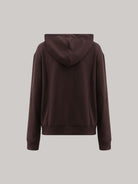 FELPA CAPPUCCIO FULL ZIP IN VISCOSA