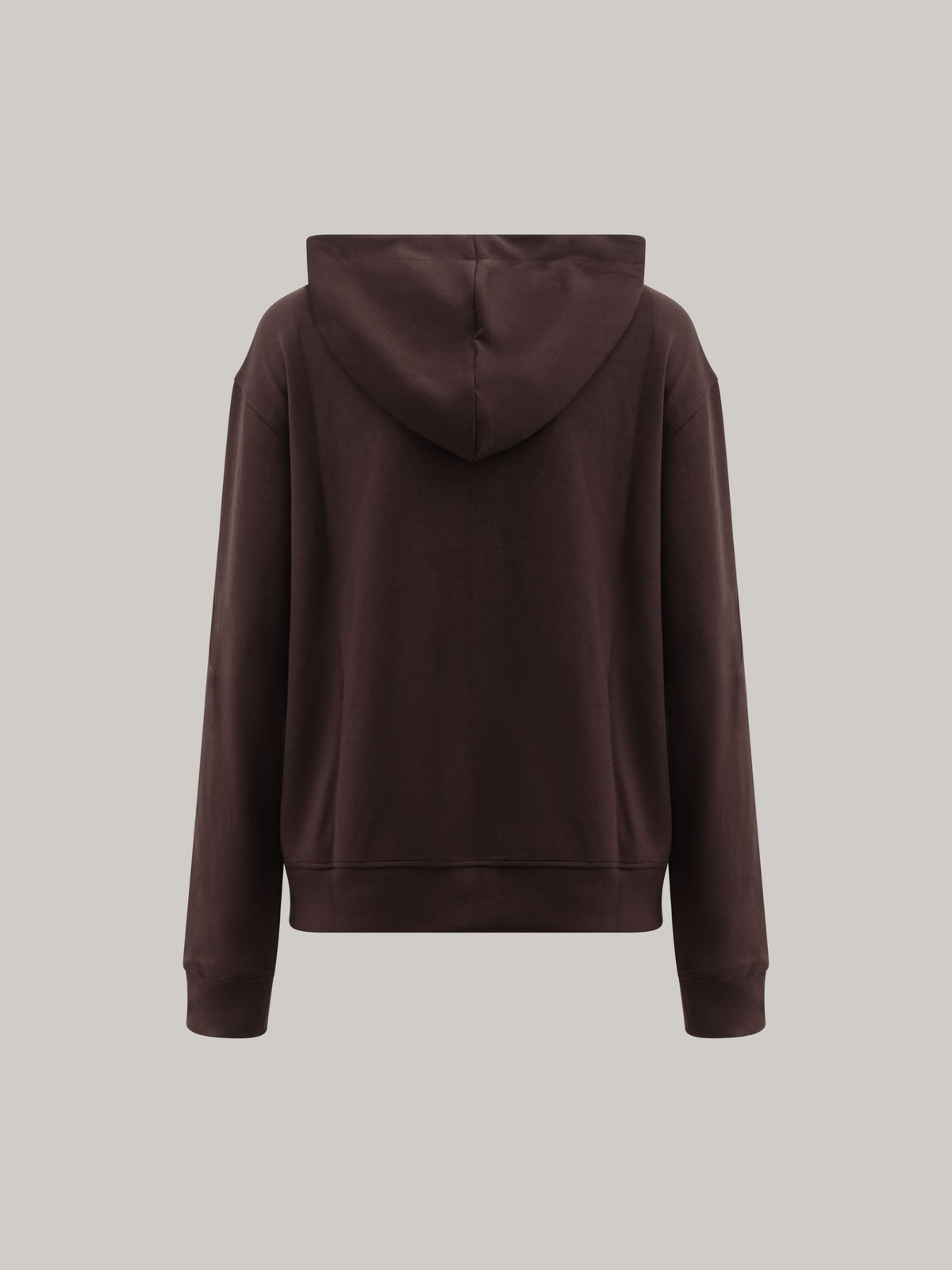 FELPA CAPPUCCIO FULL ZIP IN VISCOSA