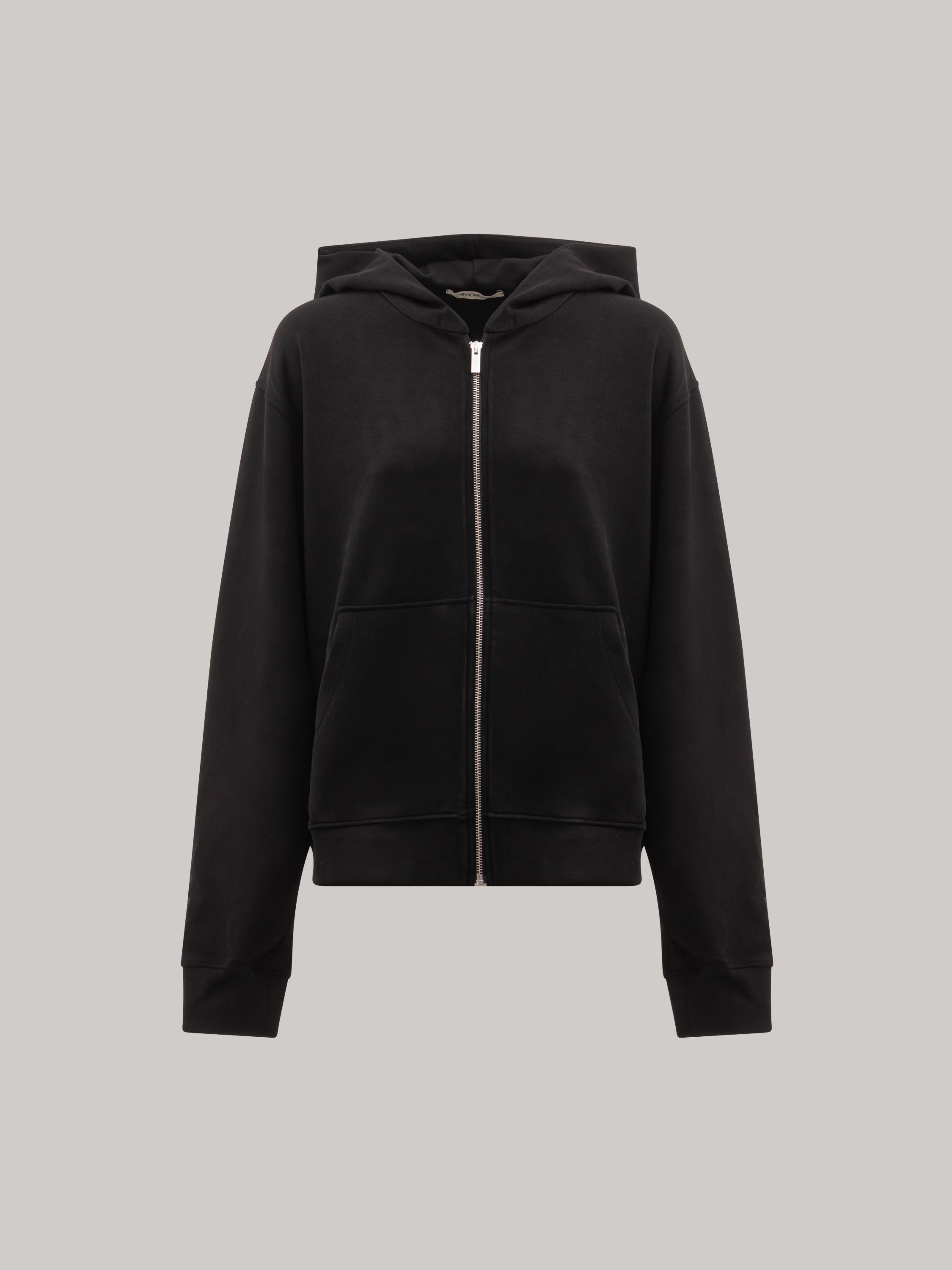 FELPA CAPPUCCIO FULL ZIP IN VISCOSA